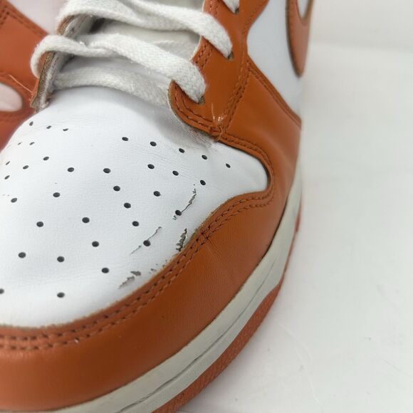 Nike Dunk High \'Syracuse\' Orange White Leather Sneakers DD1399 101 Men’s Size 12 main image 8